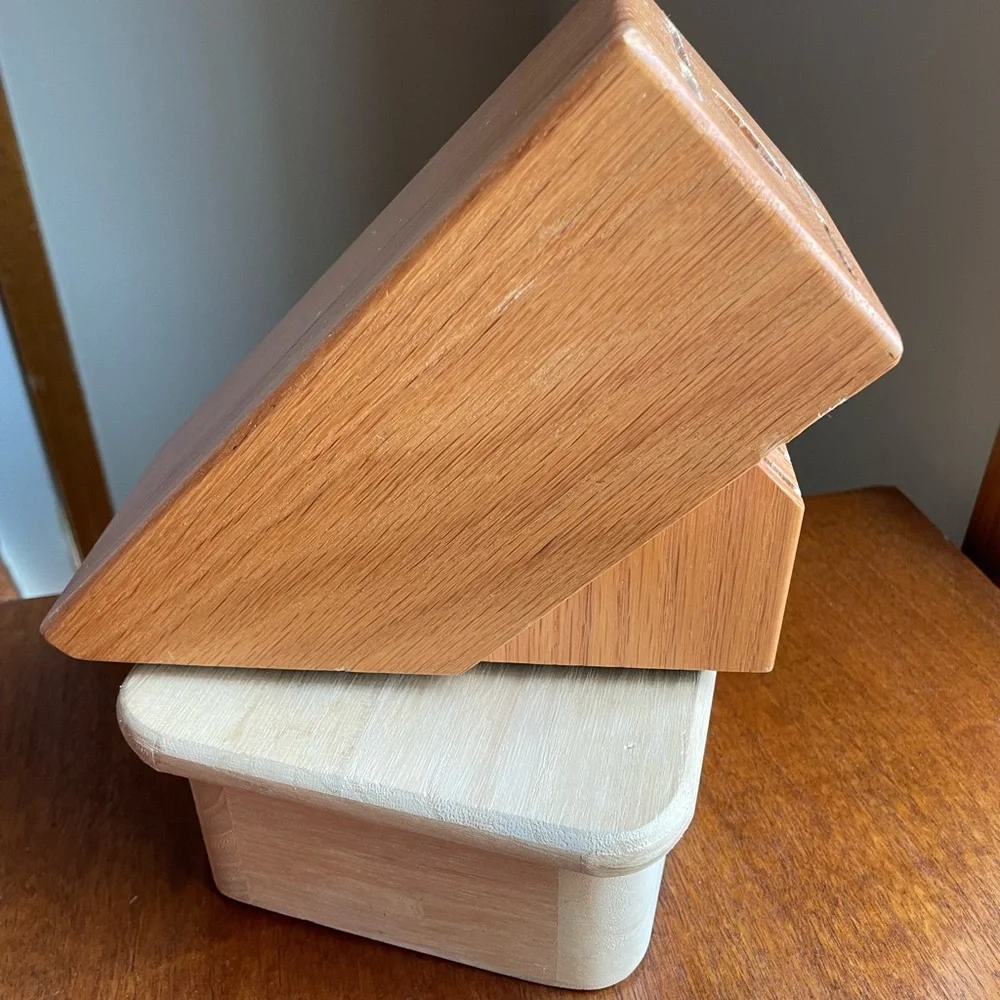Cutco Wood Knife Block 10-Slot Made in USA